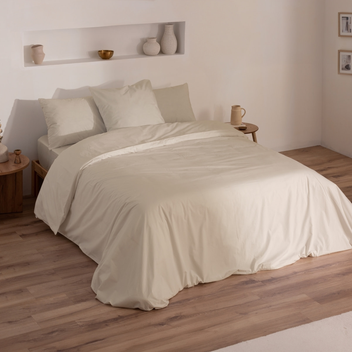 Housse de couette BEIGE