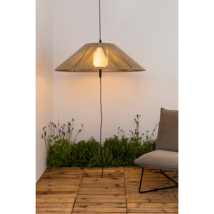 SAIGON OUT C100 Lampe portable et suspension grise/beige hole cap