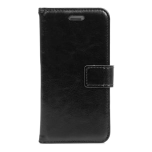 DAM Custodia Folio in ecopelle con chiusura magnetica per iPhone 7/8 7x2x14 cm. Colore nero