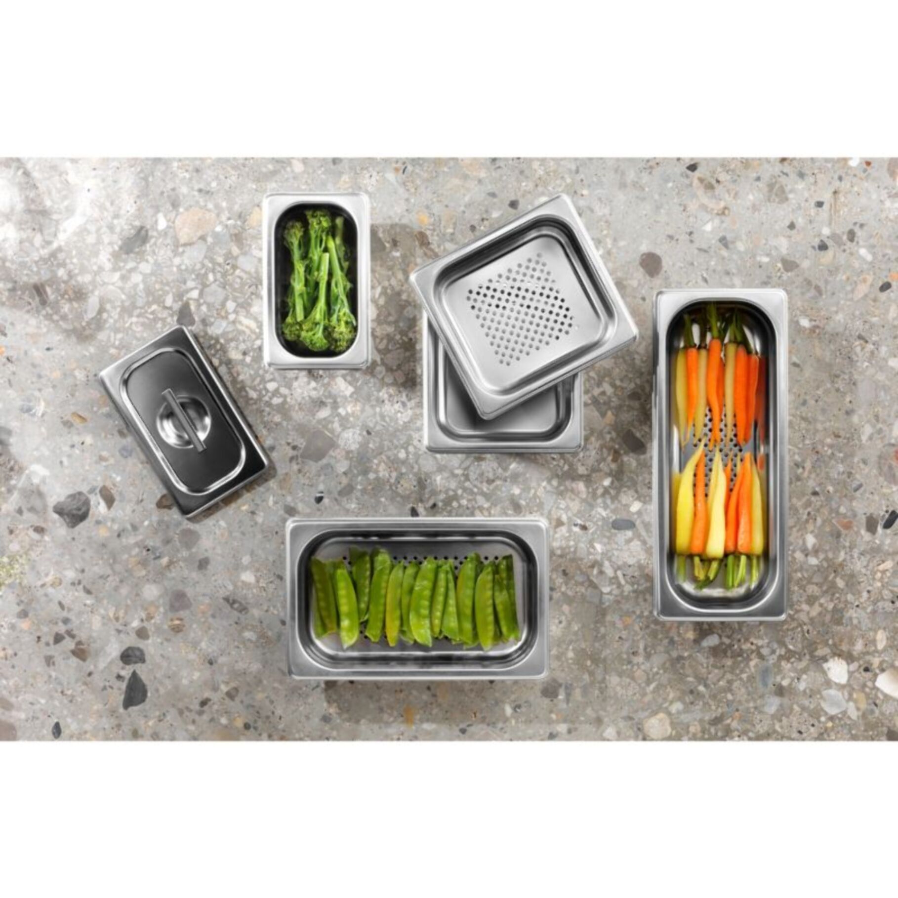 Set ELECTROLUX de cuisson inox pour four vapeur-PKKS8