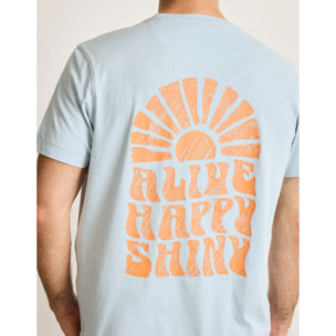 Camiseta Manga Corta Azul - Dusk