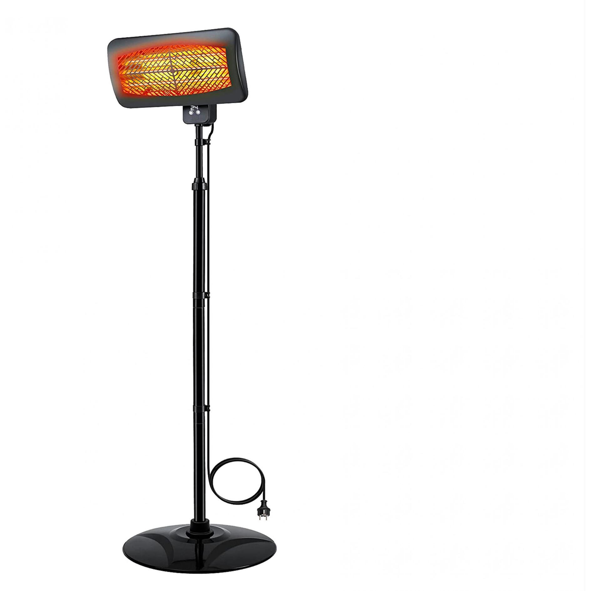 Estufa de exterior digital con pie y mando a distancia HEATY GLEAM PURLINE