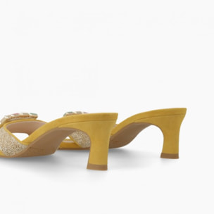 SANDALIAS AMARILLAS CHETES-TE