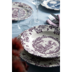Servizio piatti 12 pezzi Excelsa – Les Voyages, Ceramica Multicolore