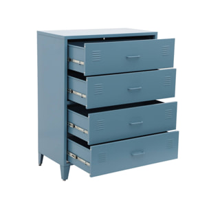 Commode industrielle acier 4 tiroirs SOHO