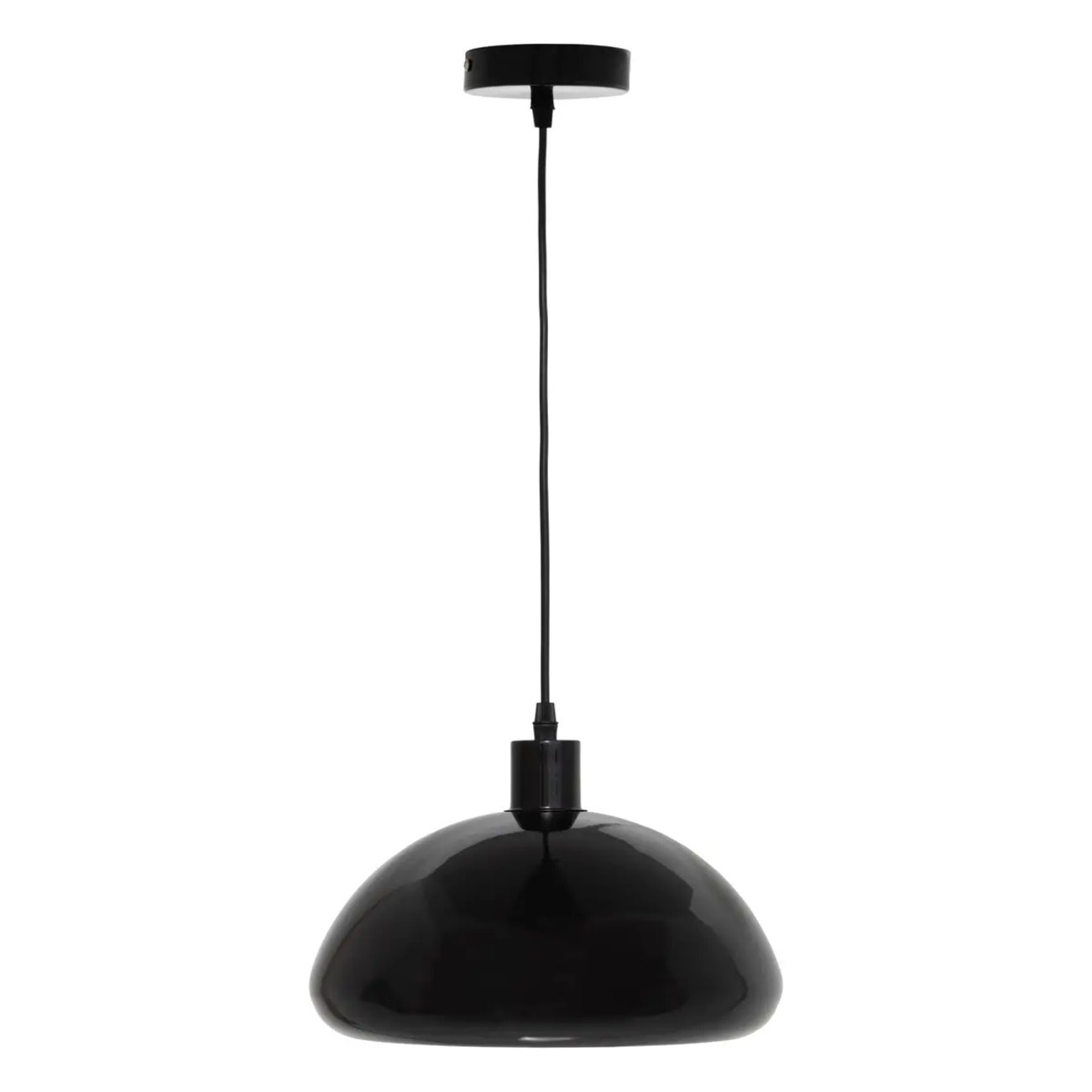 Suspension "Savio" noir D27,5cm