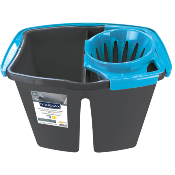 Seau double bac STARWAX 14L - 1645