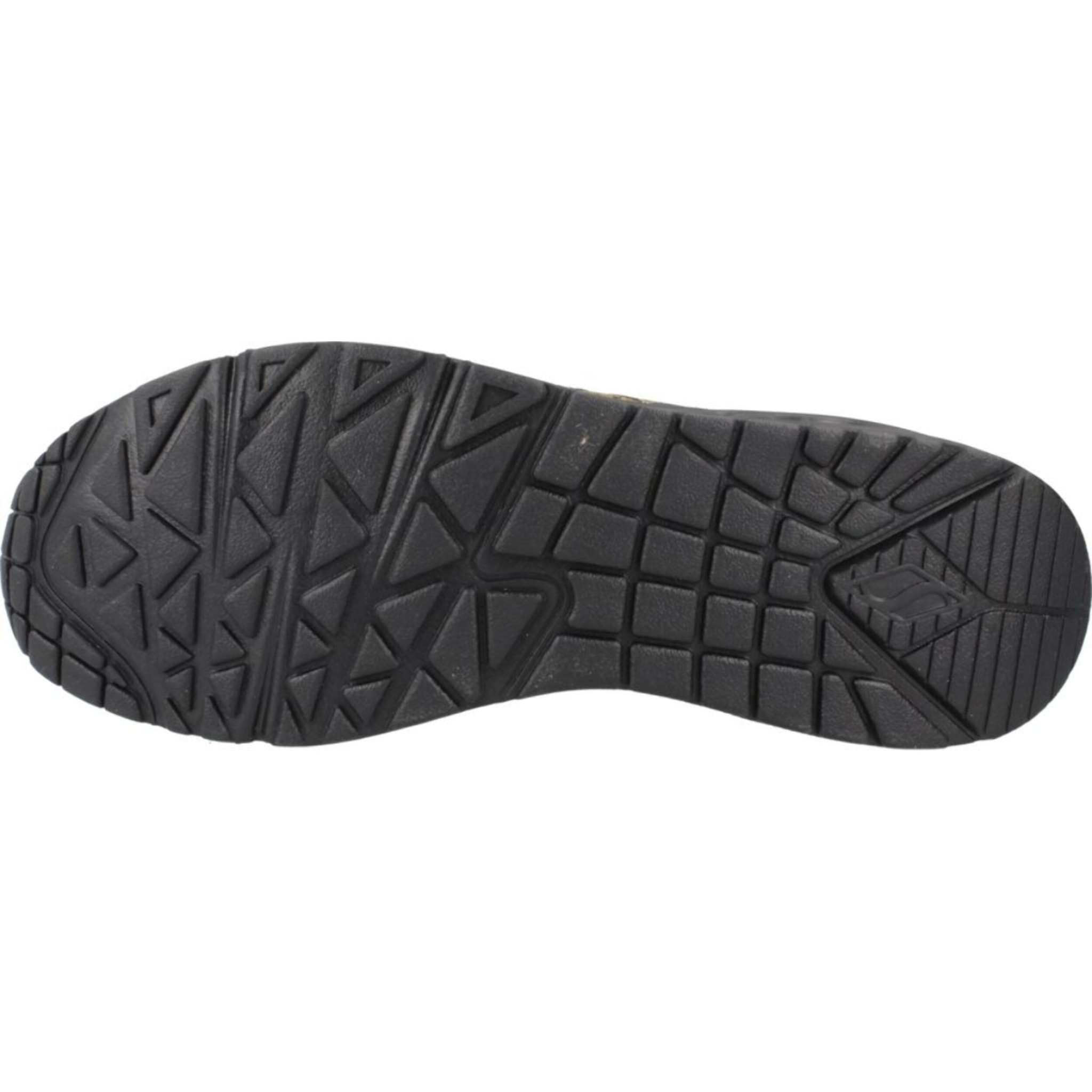 Sneakers De  Mujer Uno - Golden Heart Negro