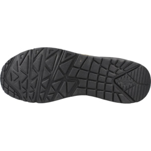 Sneakers De  Mujer Uno - Golden Heart Negro
