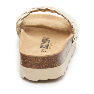 SANDALO CON ZEPPA BILLOWY DORATO