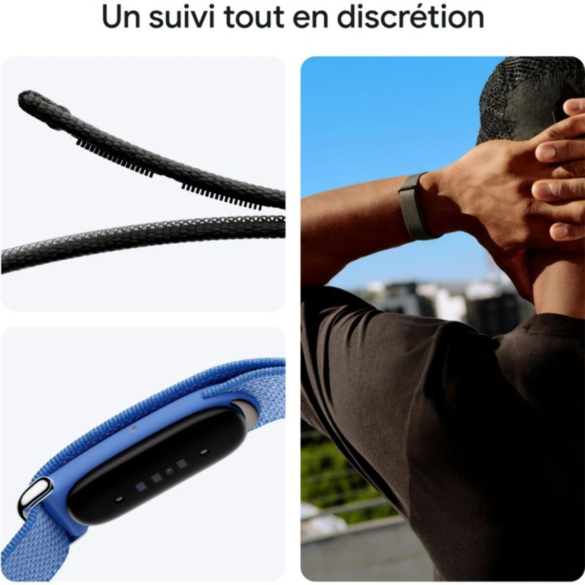 Bracelet connecté GOOGLE FITBIT Air Lavande