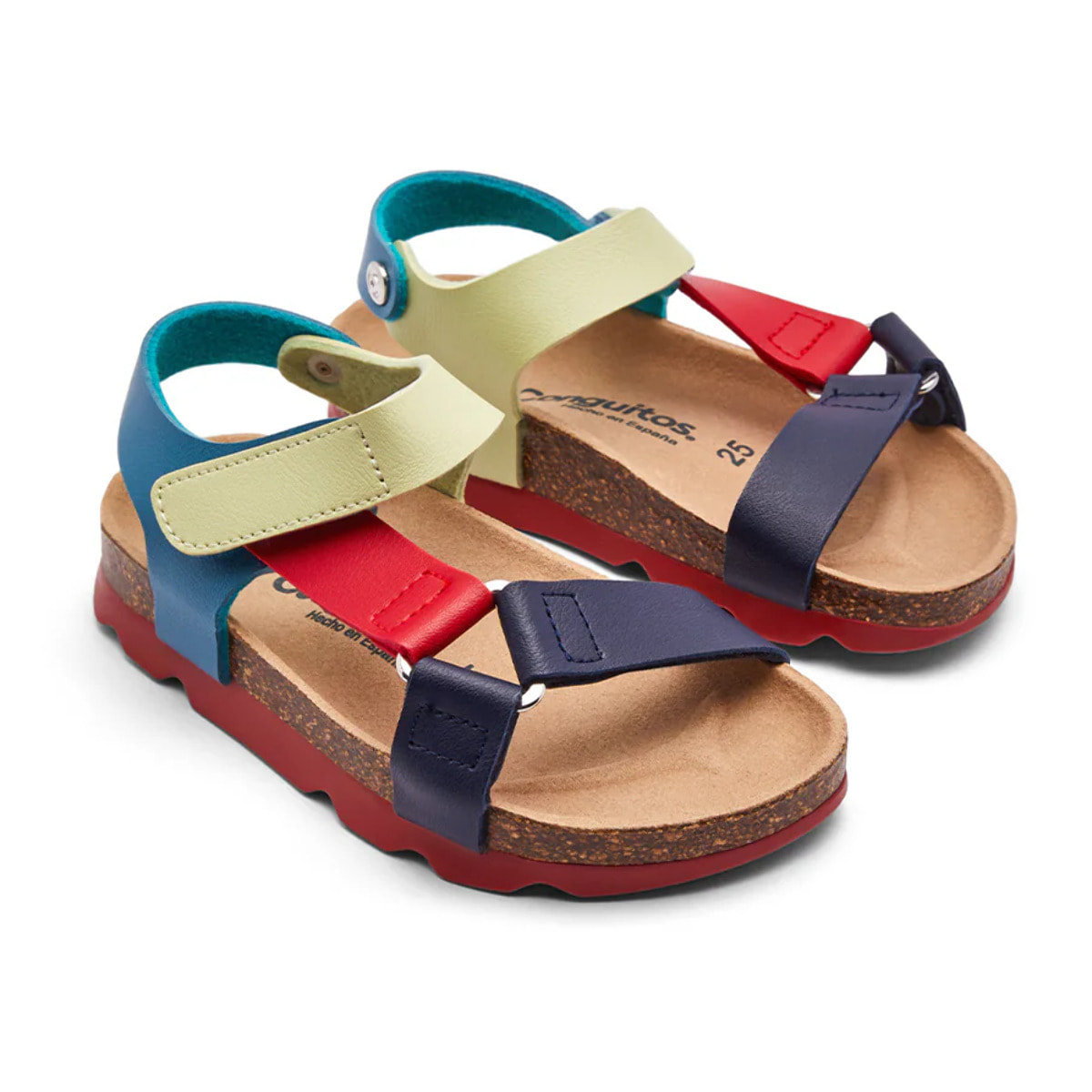 Sandalias Abiertas de Niños Cierre Adherente Multicolor