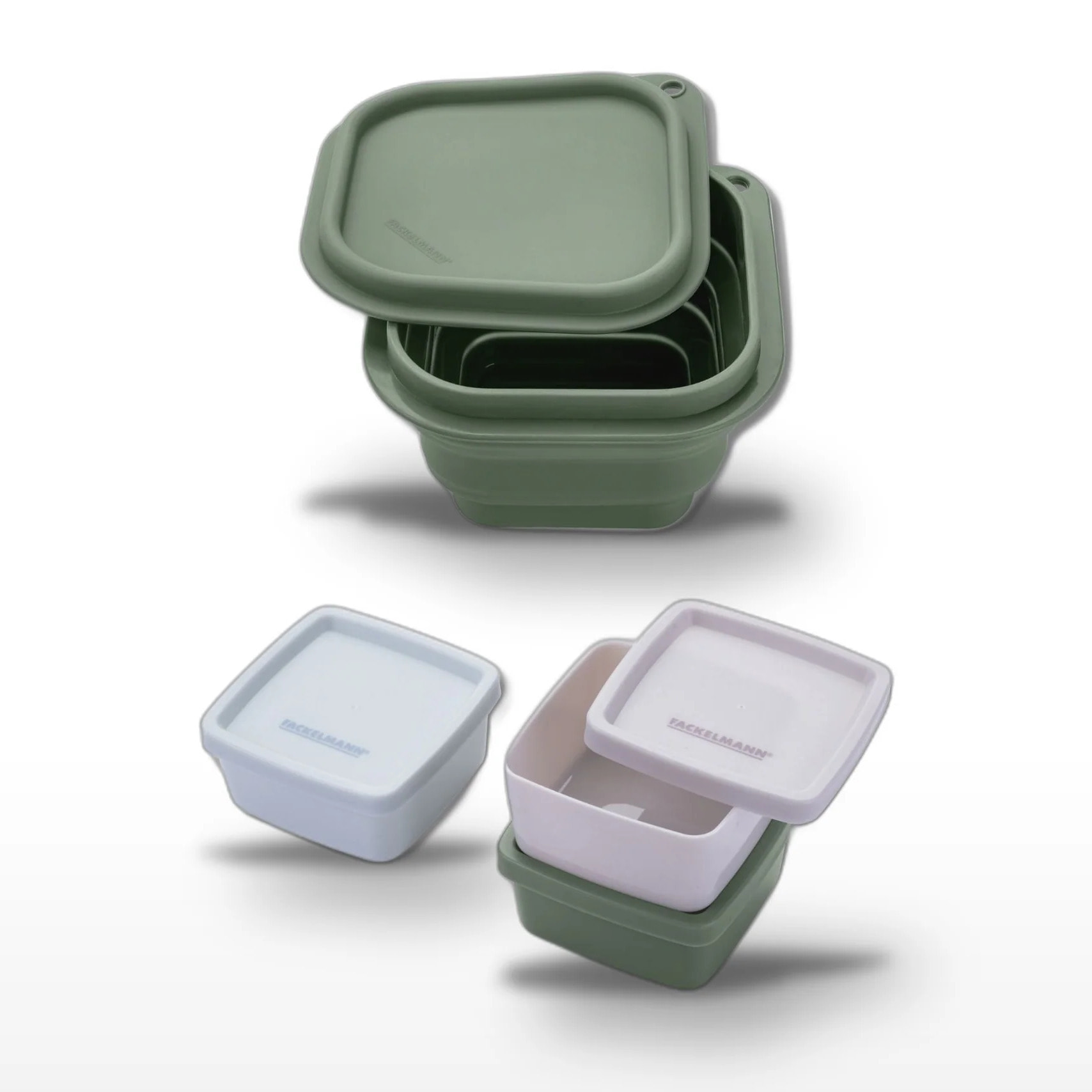 Lot de 1 boite de rangement collation 3 petites boites alimentaires Fackelmann Storage