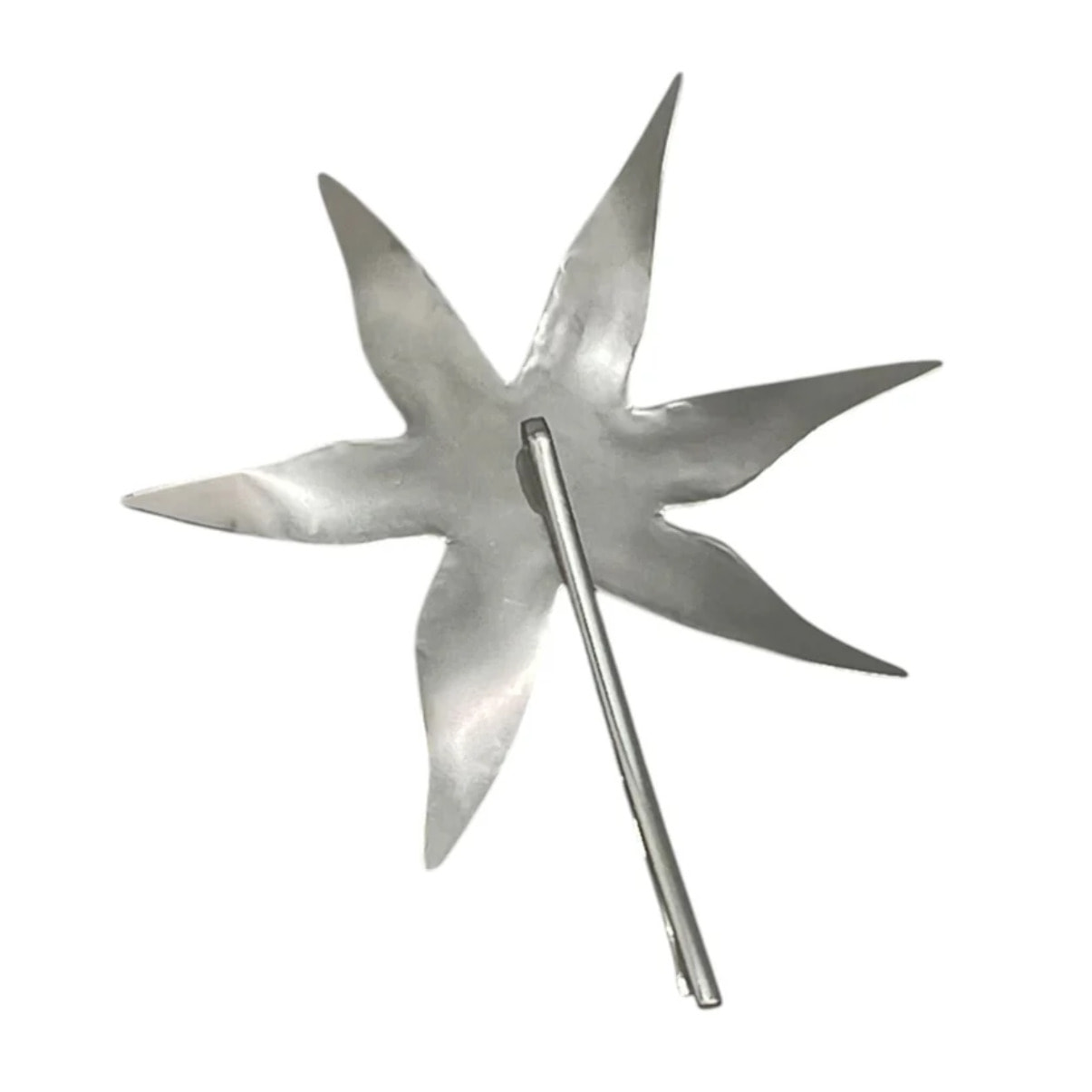 Horquilla estrella XXL laton plata 10µ