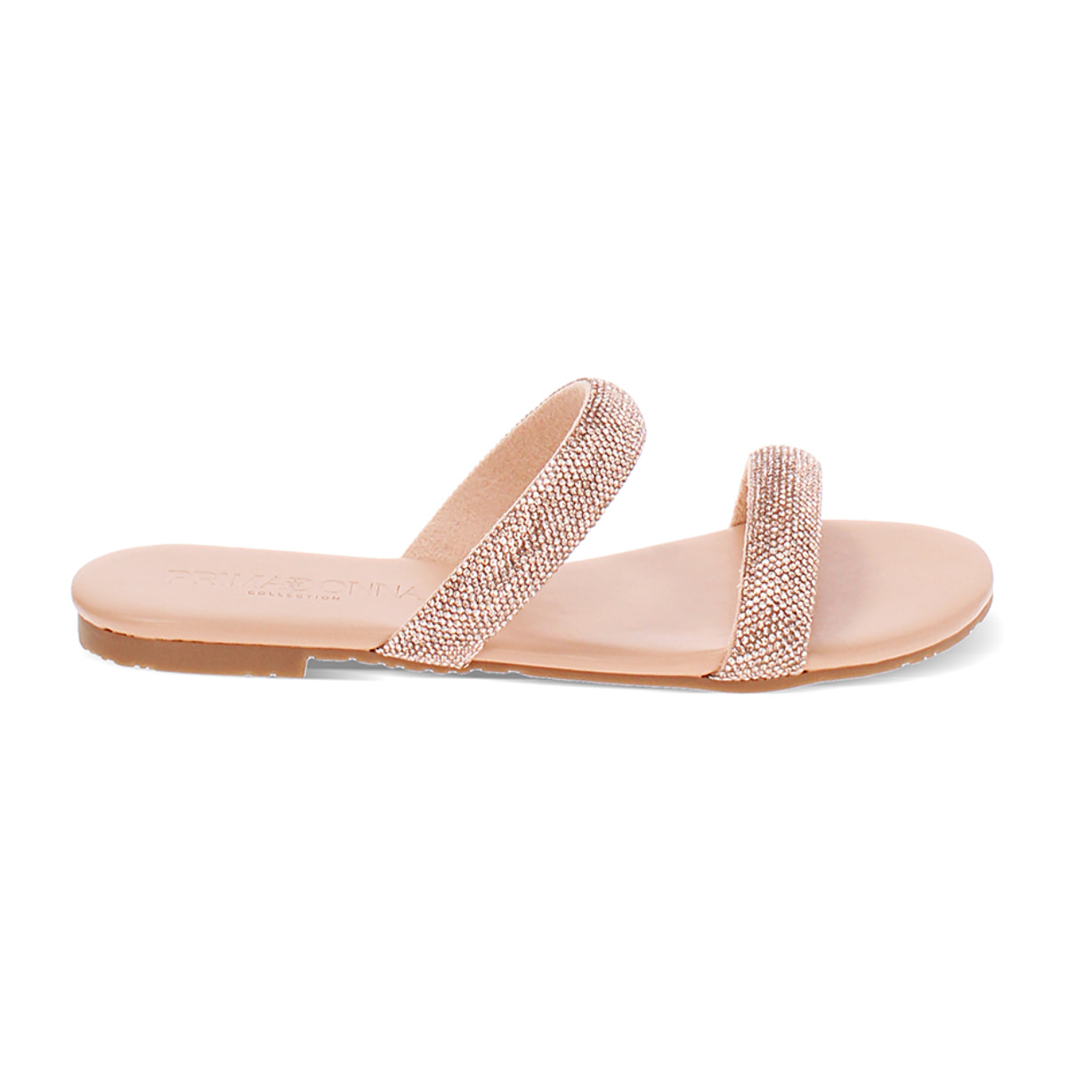 Sandalias planas nude