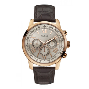 Reloj Guess W0380G4 Hombre Analogico Cuarzo con Correa de Pu & leather strap