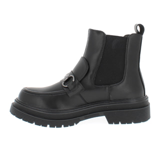 Armata di Mare Scarpe Donna Chelsea Boots con Decorazione a Catena in Metallo AMD W42H73