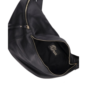 Borsa a tracolla da donna Made in Italy - Modello Caelia Plus - 100% pelle - 47.0 x 28.0 x 2.0 cm