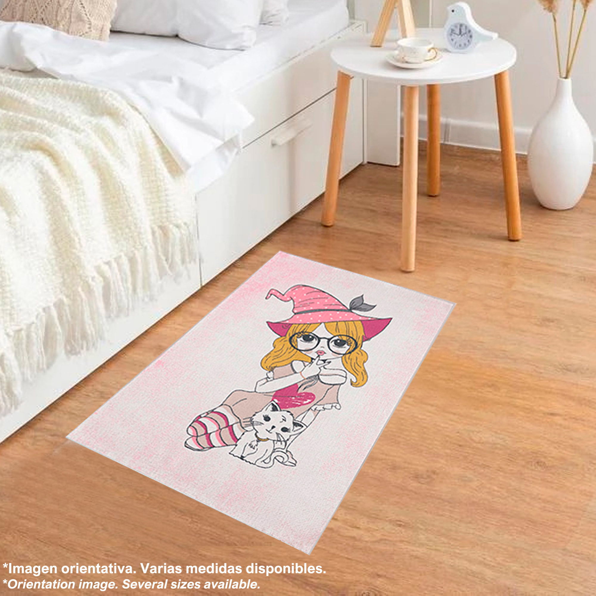 Alfombra infantil de Poliester estampada 60 x 100cm