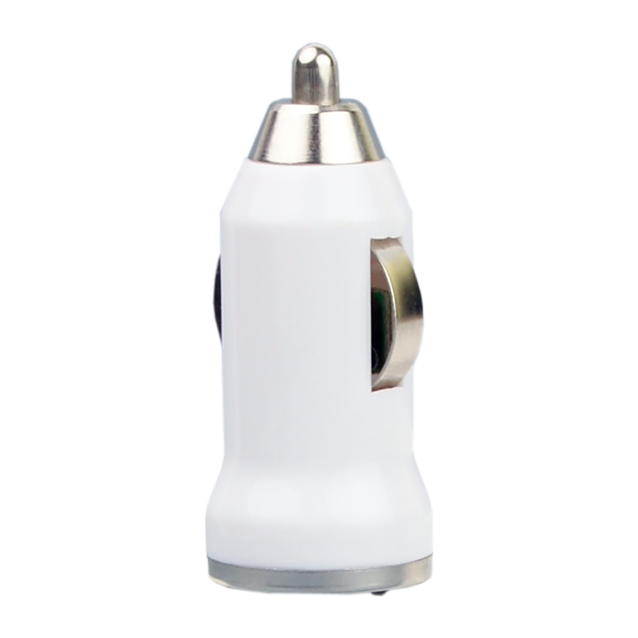 DAM CARICABATTERIA DA AUTO USB 2x2x5 Cm. Colore bianco