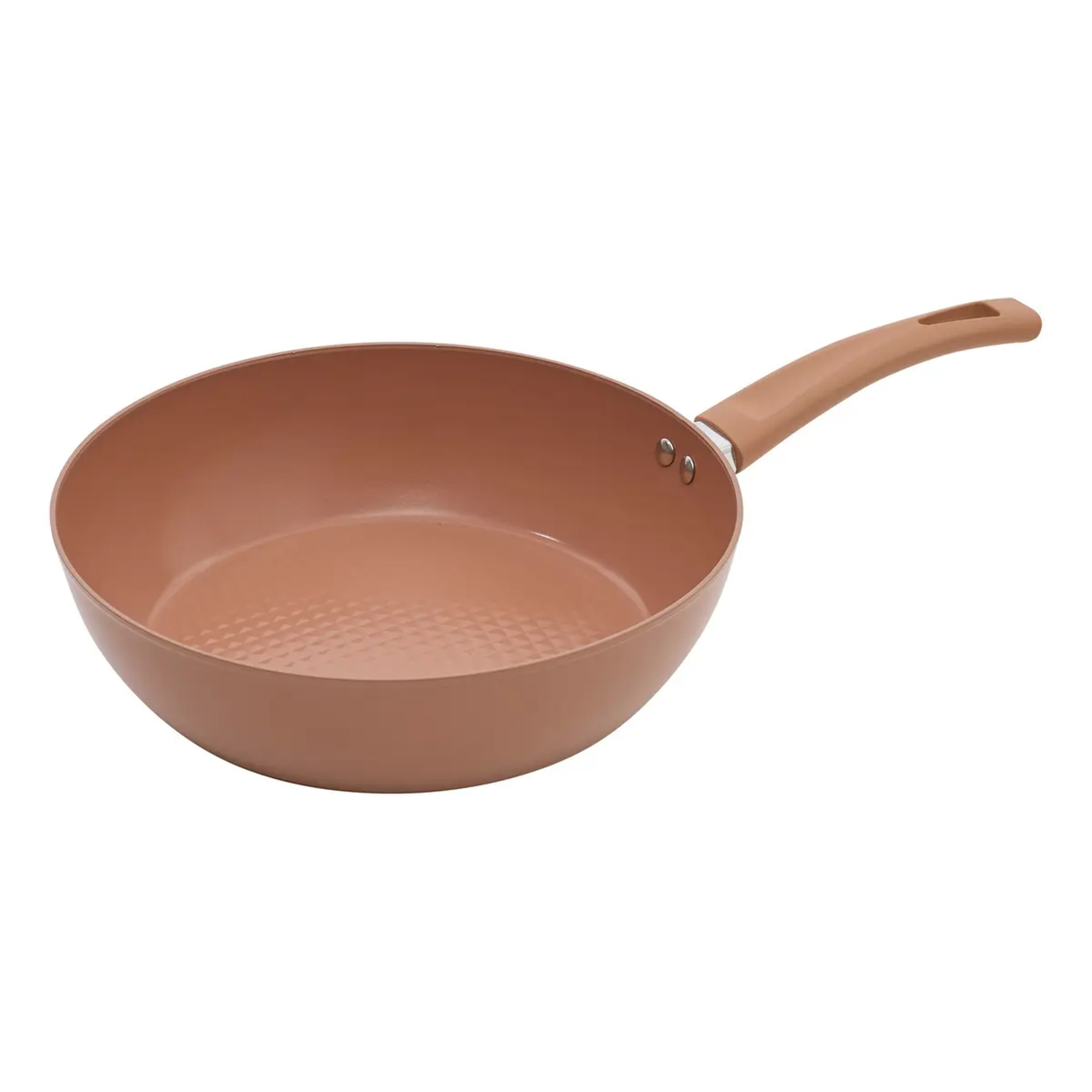 Wok Toscane D.28cm terracotta