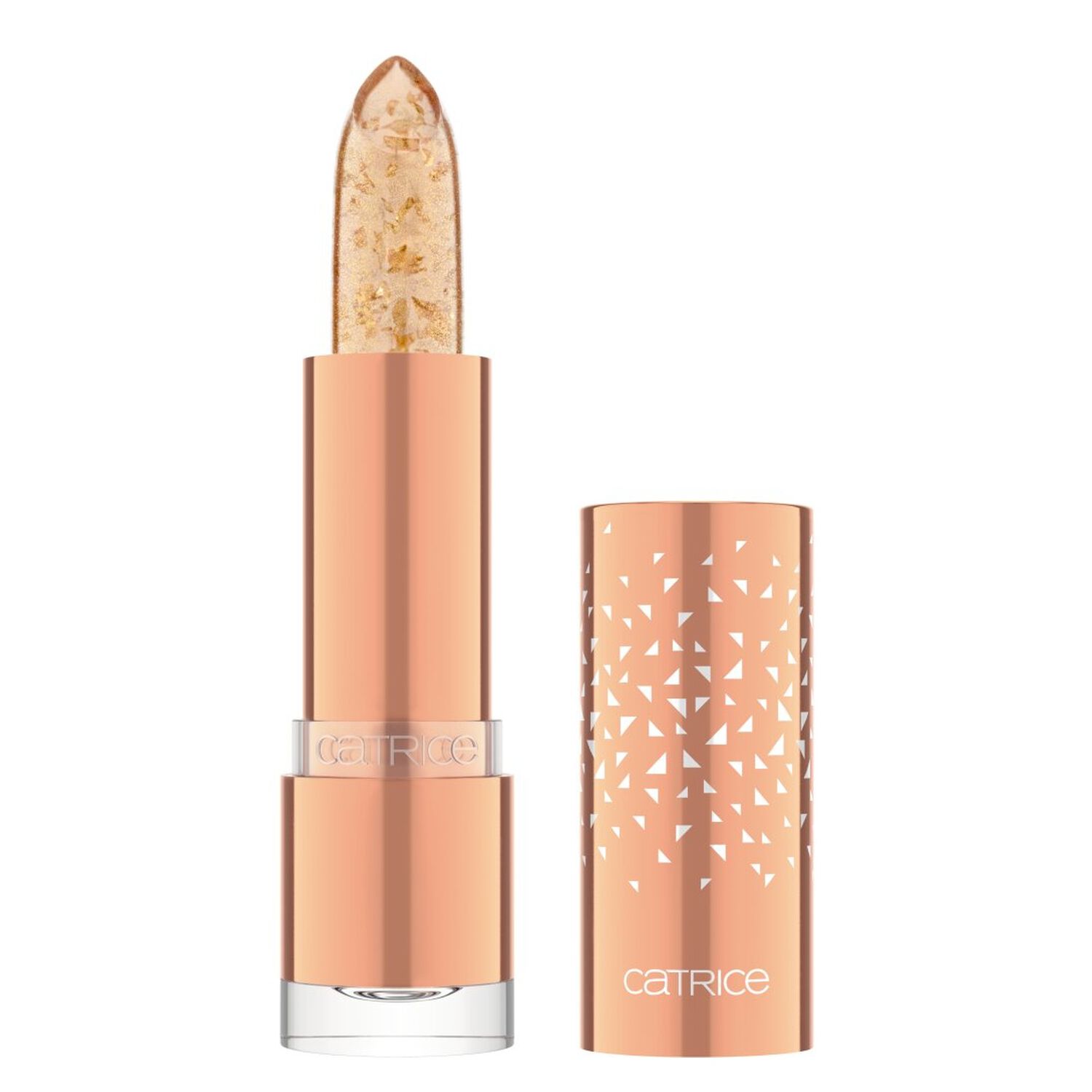 Glam In Gold Glow Lip Balm - Baume à Lèvres Transparent Formule Pailletée 3,50 g