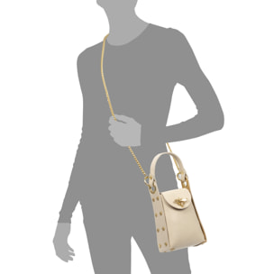 Alviano bolso de mano mujer. Piel auténtica Dollaro.