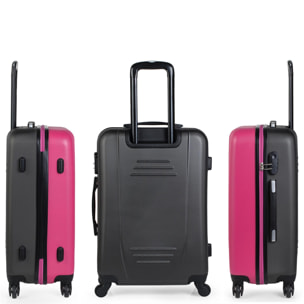 Maleta Itaca Tiber Fucsia/Antracita
