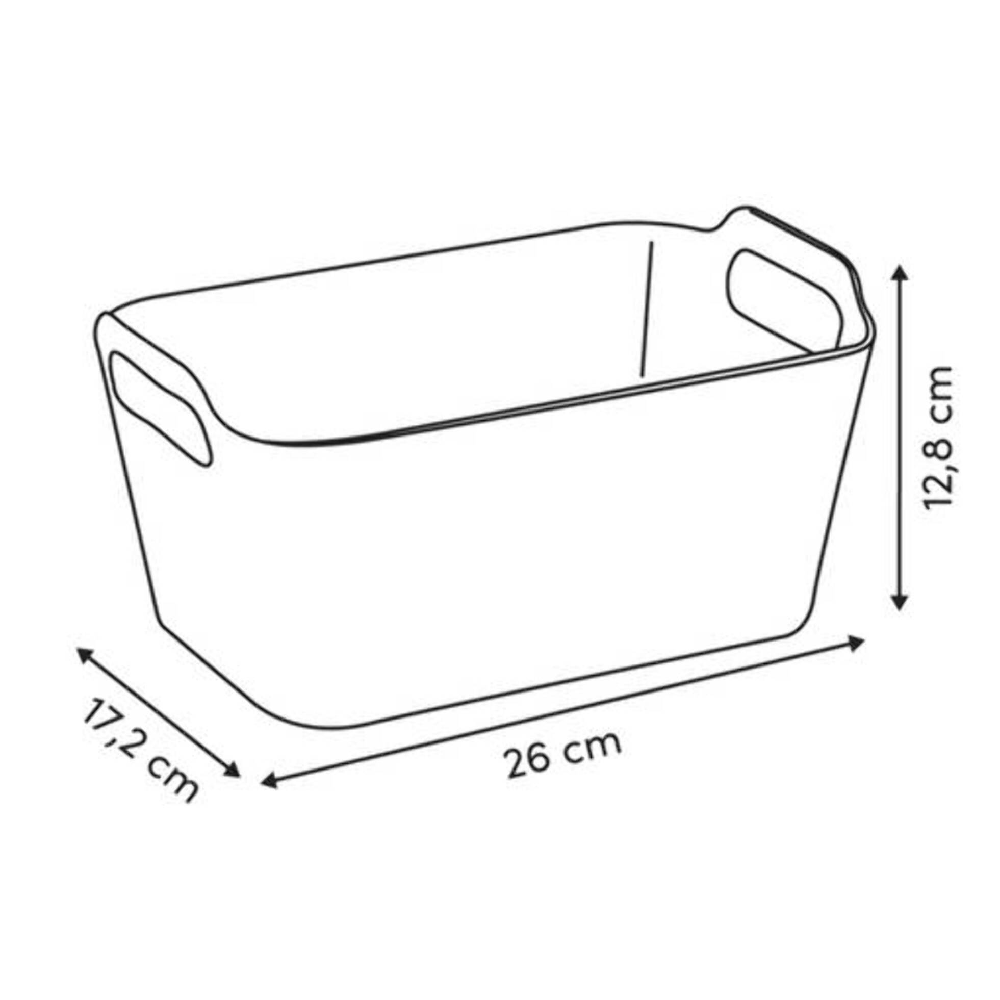 Panier rangement Arche 4,5L café