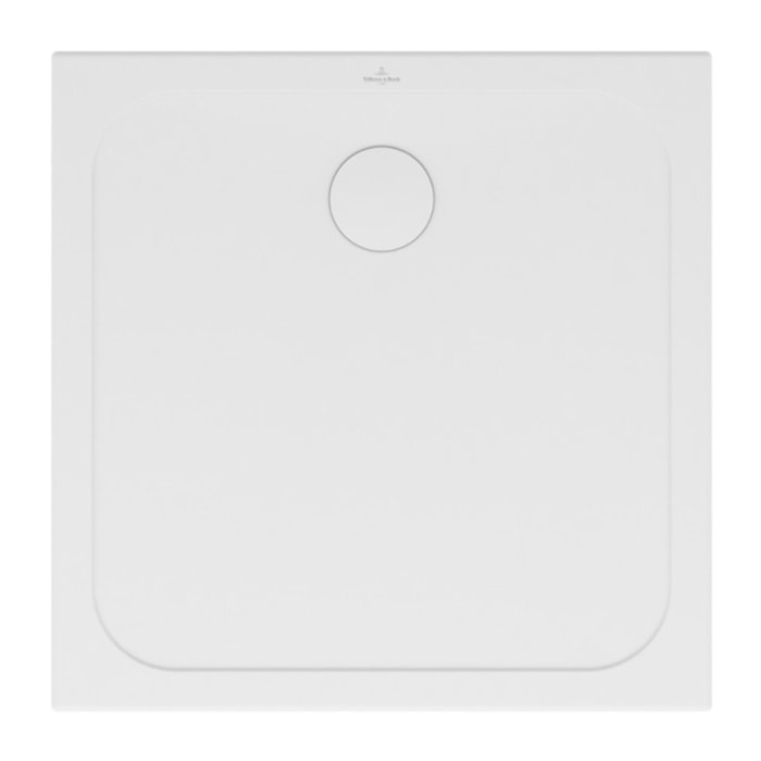 Receveur de douche antidérapant 80 x 80 Lifetime Plus céramique blanc