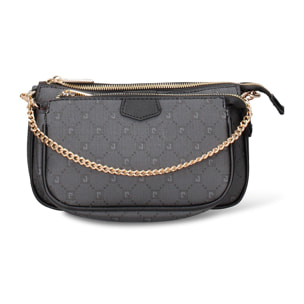 Borsa a tracolla da donna - Modello Novara Chic - Pelle vegana PU - 24.0 x 14.0 x 5.0 cm