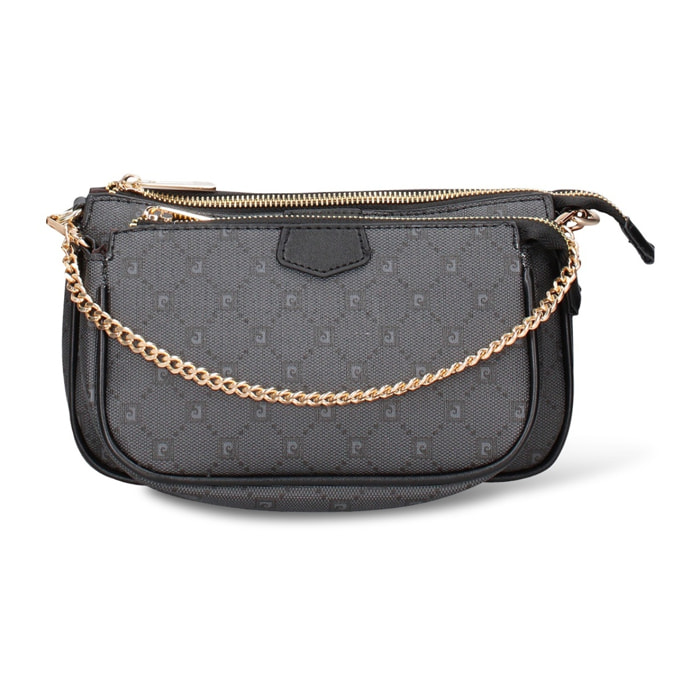 Borsa a tracolla da donna - Modello Novara Chic - Pelle vegana PU - 24.0 x 14.0 x 5.0 cm