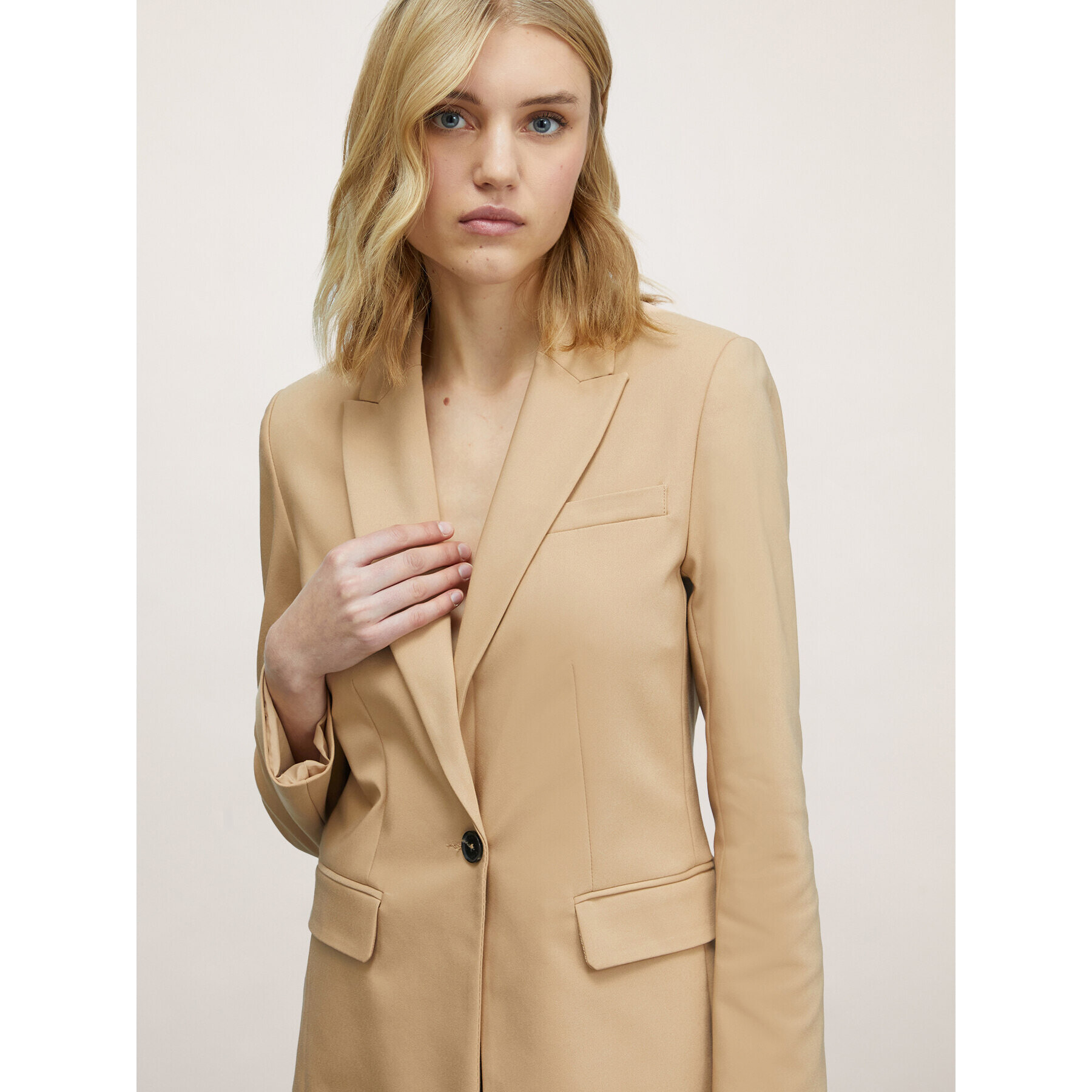 Motivi - Giacca blazer monopetto - Beige