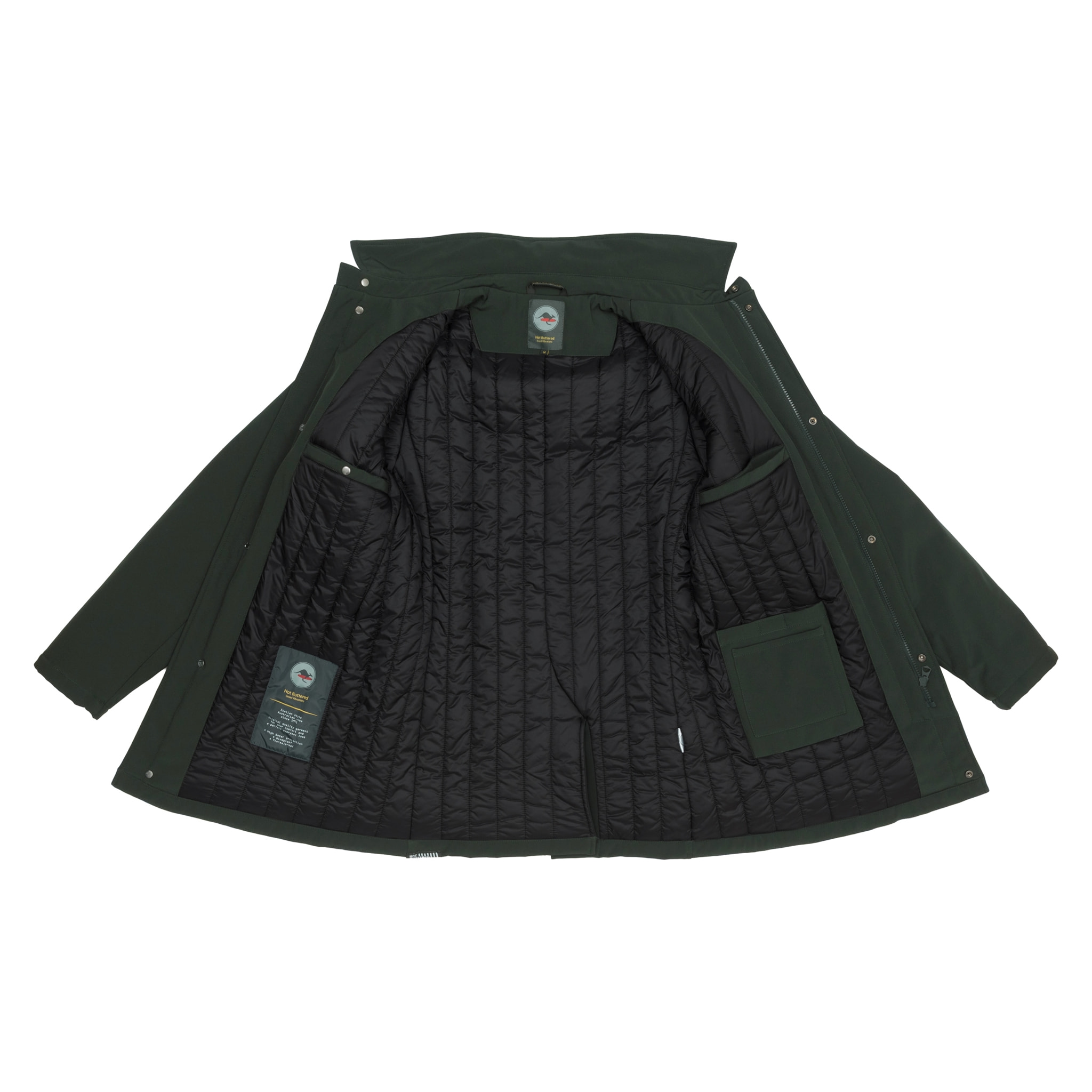 Chaqueta Hot Buttered térmica impermeable Hendrix verde oscuro