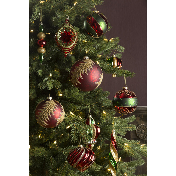 Funghetti da appendere - Pezzi 6 - Colore Rosso - 7x9Hx6cm - Bianchi Dino