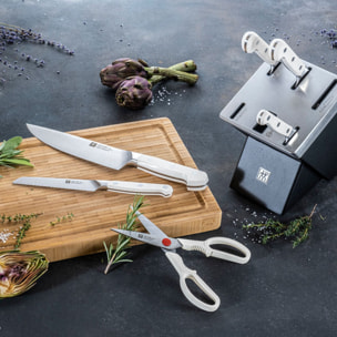 Bloc de couteaux, Sharpblock, 7 pcs, Pro Le Blanc