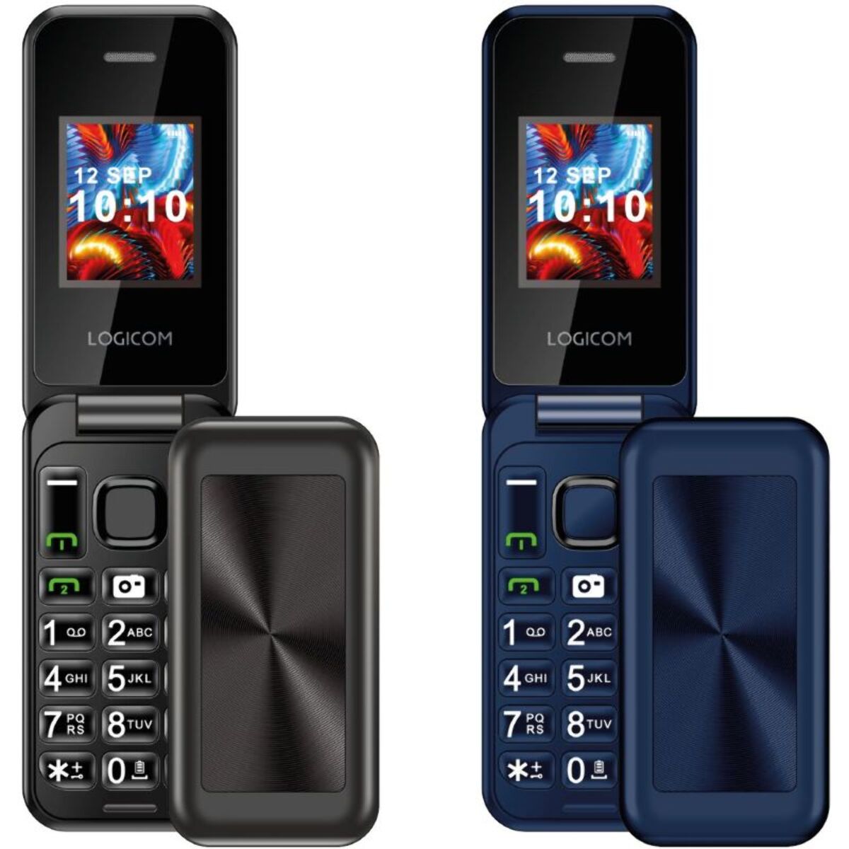 Téléphone portable LOGICOM Fleep 450 Noir 4G