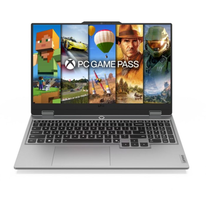 PC Gamer LENOVO Loq 15,6" FHD 144Hz AMD Ryzen 7 250 Nvidia GeForce RTX 5060 32 Go RAM DDR5 SSD 512 Go