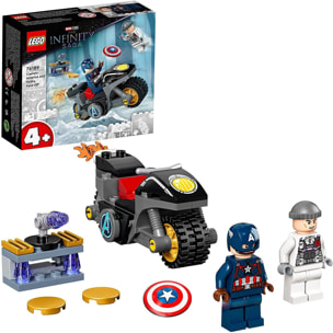 LEGO MARVEL SUPER EROI 76189 - SCONTRO TRA CAPTAIN AMERICA E HYDRA