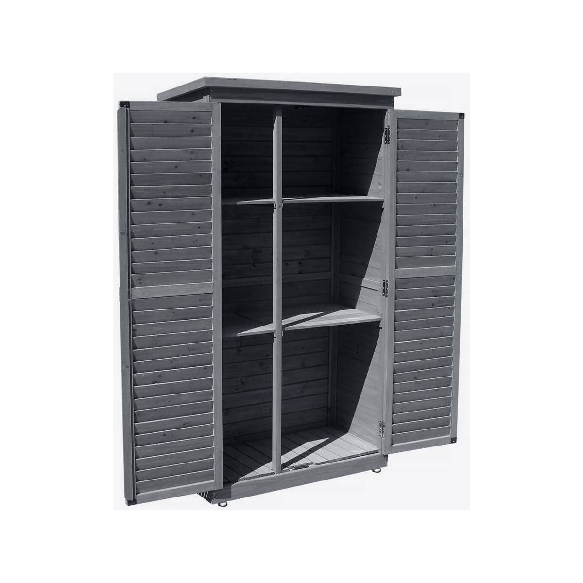 Armoire de jardin "Space" - 87 x 46.5 x 160 cm - Anthracite