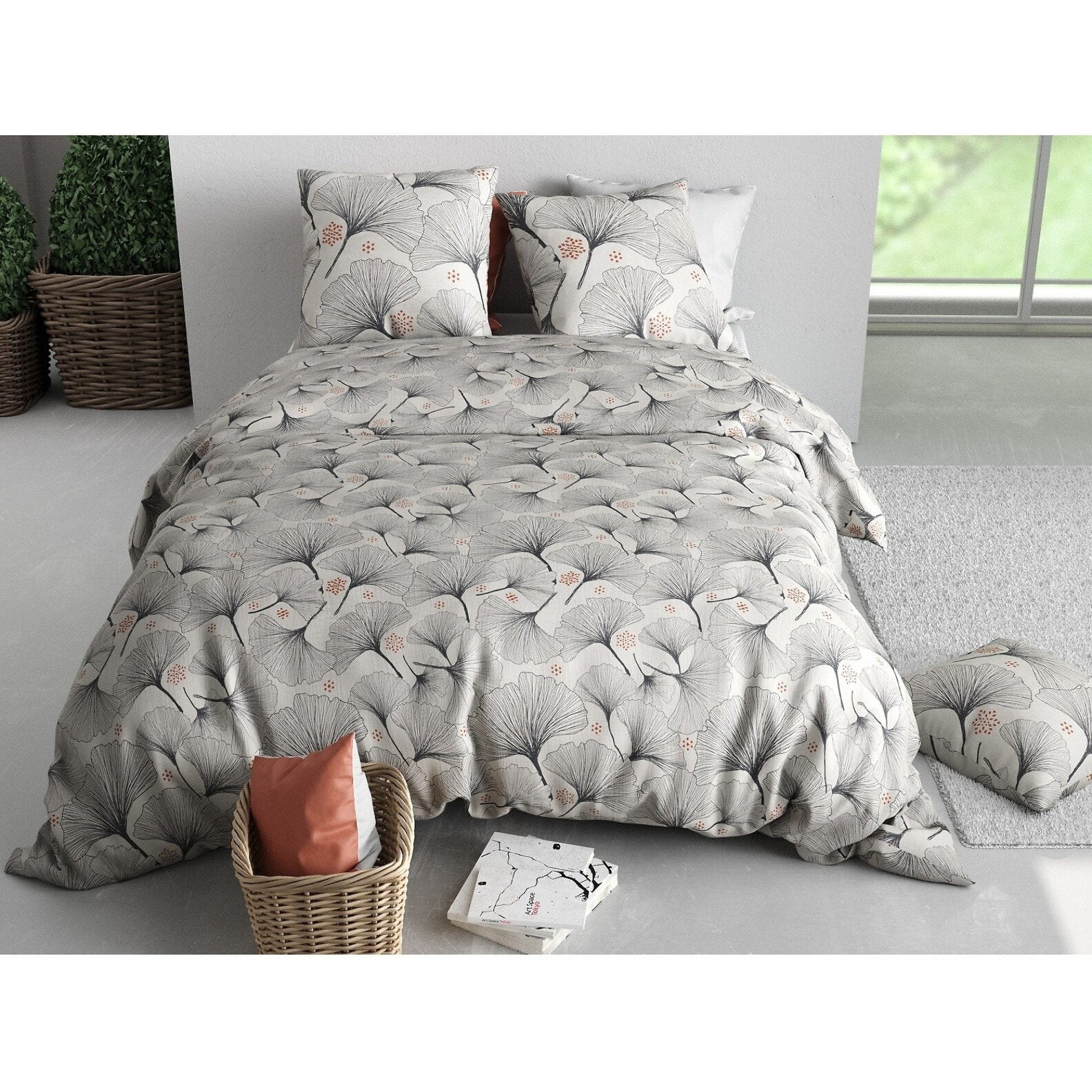 Parure housse de couette imprimée + 2 taies Frenezia