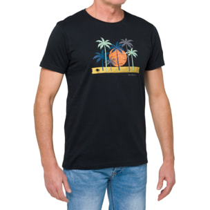 T-shirt in cotone 150 gr Hot Buttered Waigeo nero