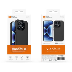 Coque MADE FOR XIAOMI premium noir pour Xiaomi 17