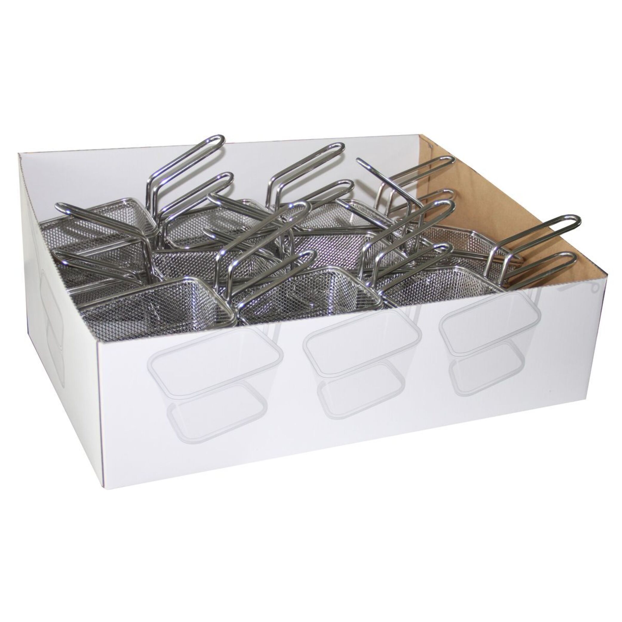 Mini panier à frites en acier inoxydable