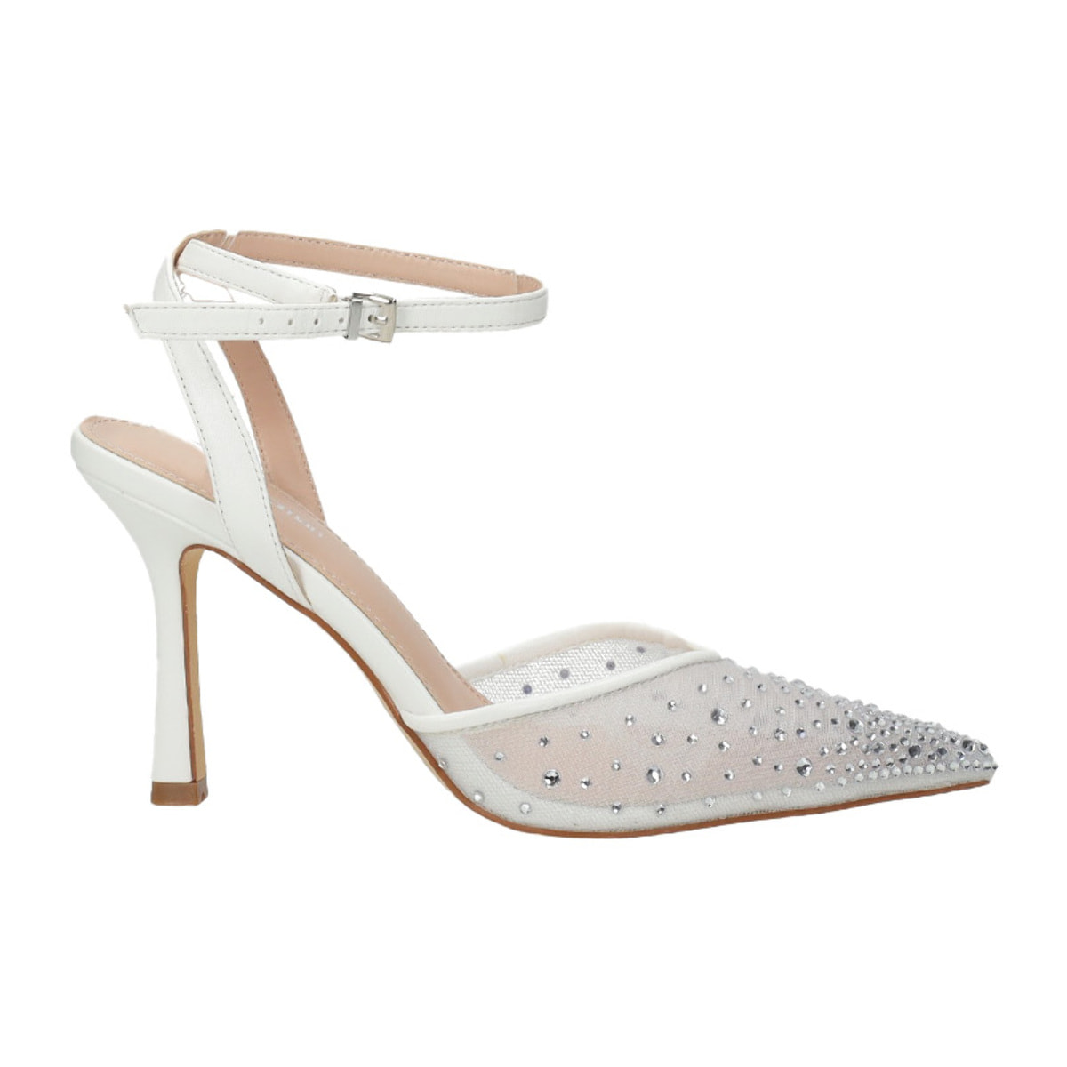 Décolleté sling back Donna Tata Italia Bianco