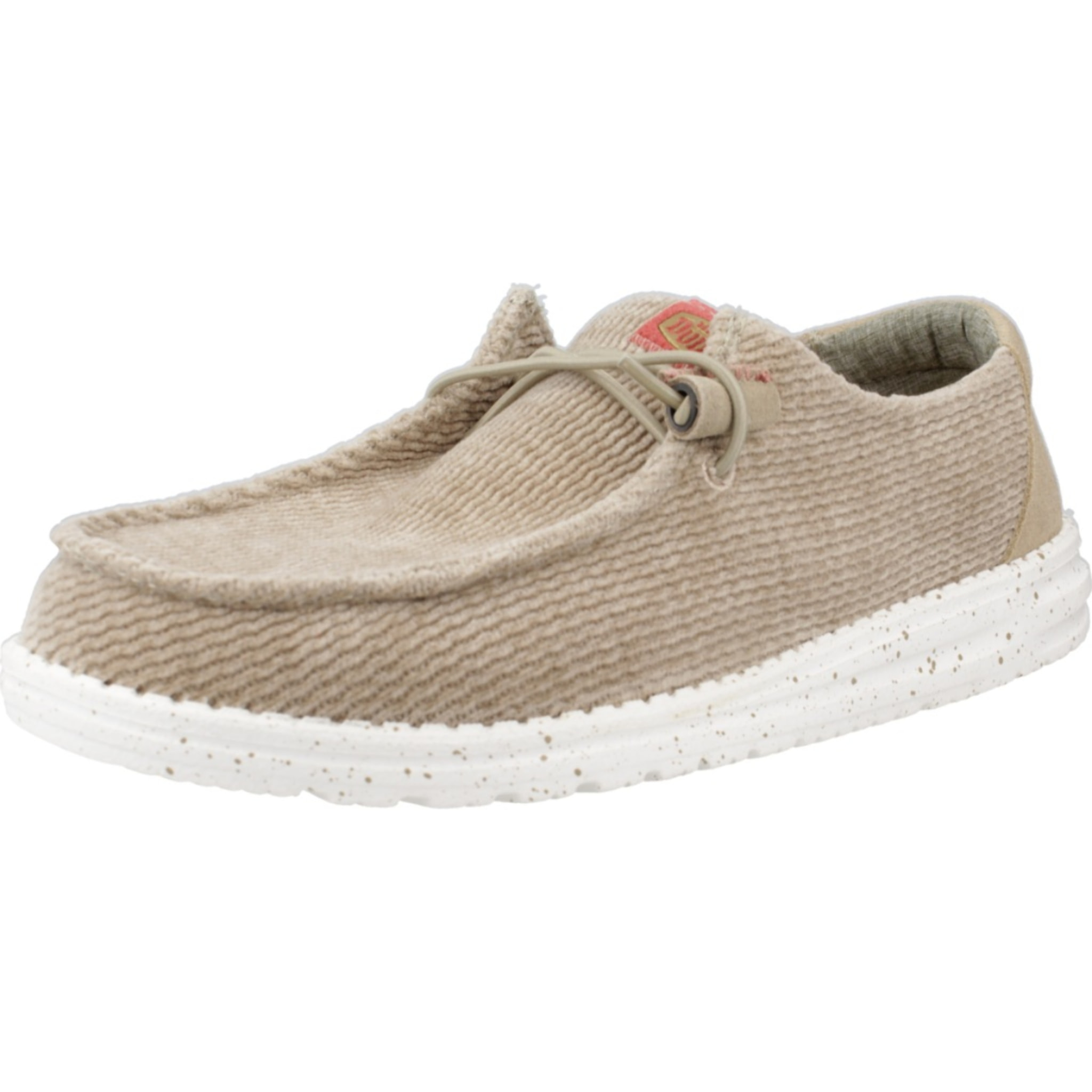 Zapatos Casual Mujer de la marca HEY DUDE  modelo WAVE CORDUROY Beige