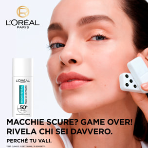 Fluido UV Anti-Macchie Protezione SPF 50+ Bright Reveal con Niacinamide e Vitamina E - Flacone da 50ml