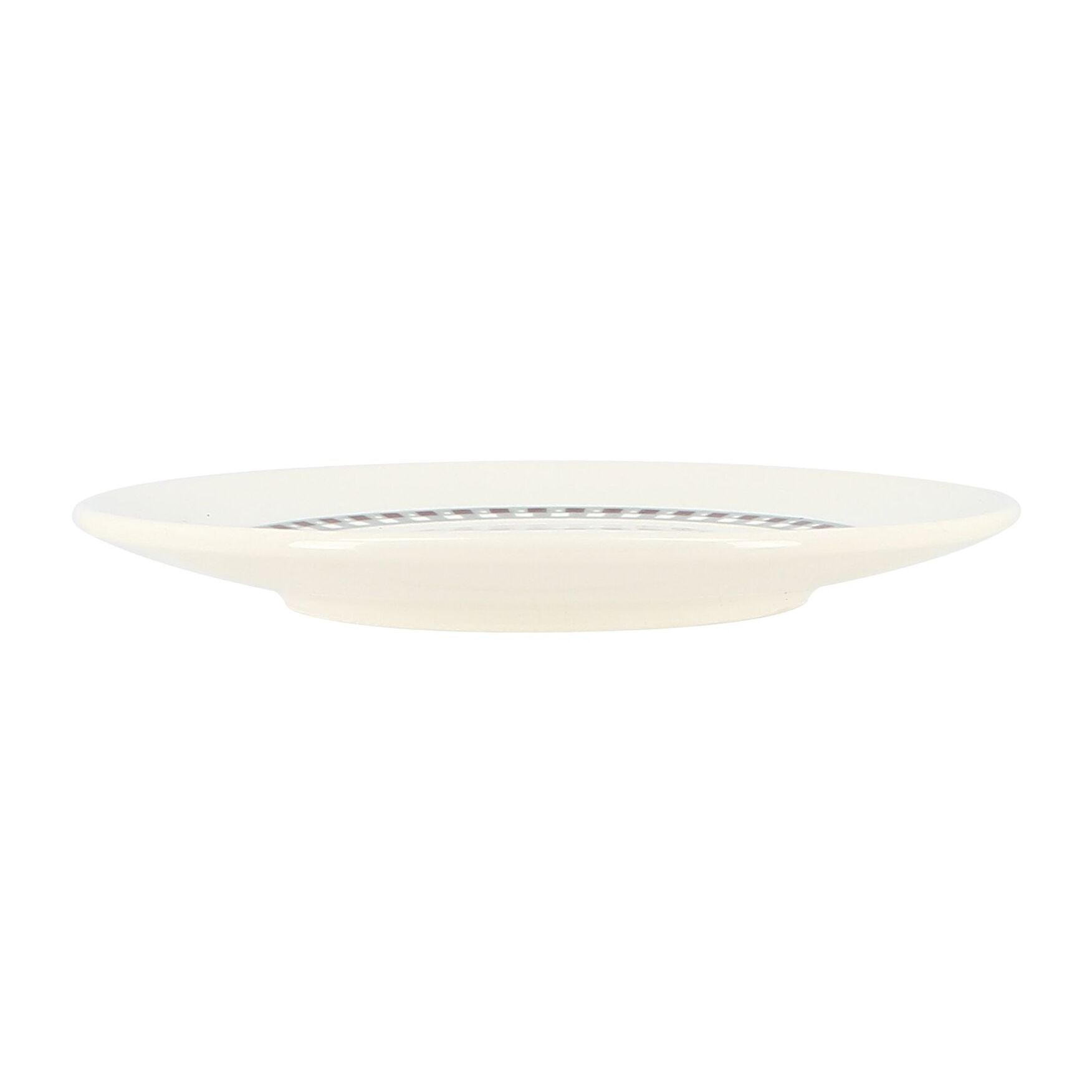 Lot de 6 assiettes à dessert en grès 19cm avec imprimé poule GALLINA
