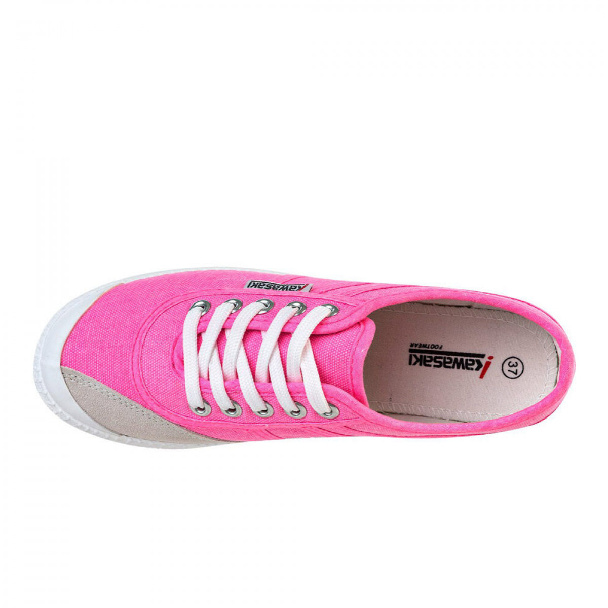 Zapatillas Sneaker para Hombre - KAWASAKI Original Neon Canvas Shoe K202428 4014 Knockout Pink