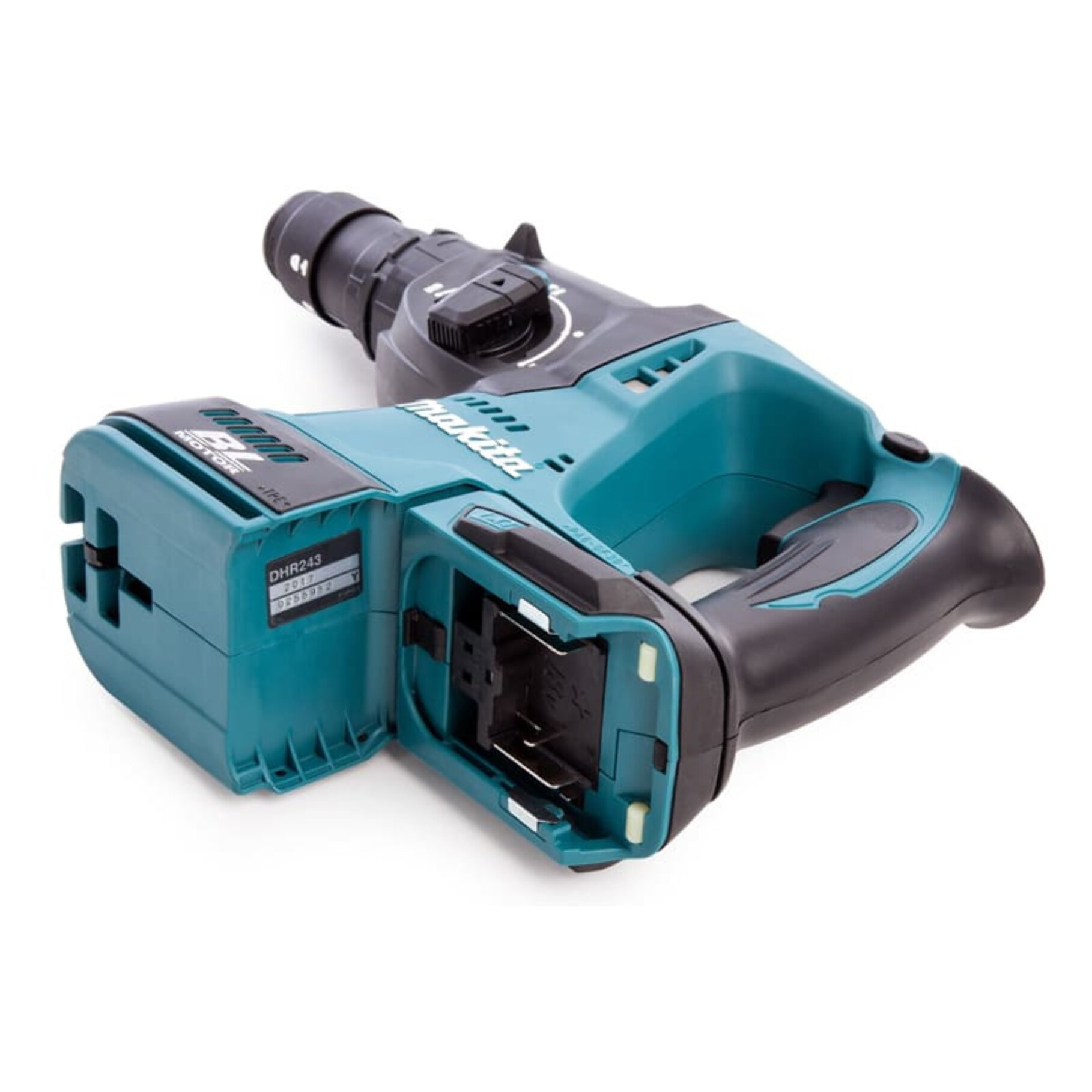 MAKITA SDS-Plus martillo perforador - 2 x 18V Li-Ion 5.0Ah baterías, en maletín con mango - DHR243RTJ